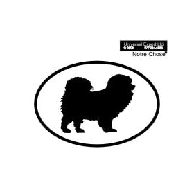 CHOW CHOW Oval Bumper Sticker