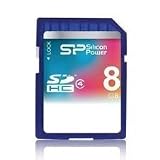 Silicon Power 8GB SDHC Class-4 High Capacity SD Memory Card