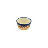 Boleslawiec Polish Pottery bowl H6877C signature pattern 117ART UNIKAT made by Zaklady Ceramiczne