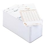 Acroprint 09-9110-000 Time Cards For Model Atr120 Time Clock, Weekly Or Biweekly, 250 Per Pack