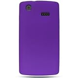 Silicon Skin PURPLE Rubber Soft Cover Case for SAMSUNG i897 CAPTIVATE (AT&T ....