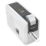 Label Printer,PC Connectible,2-1/10x6-1/5x4-2/5,Beige, Sold as 1 each
