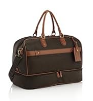 Flocked Suede Gladstone Holdall
