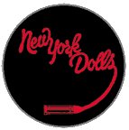 THE NEW YORK DOLLS - Lipstick Logo - Button / Pin