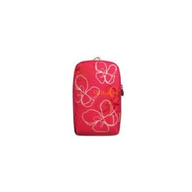 Fabric Bag with Belt Loop & Optional Carabiner (Red) for Agfa camera by CellularFactory