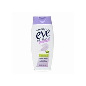 Summers Eve Bath and Shower Gel for Sensitive Skin, White Pear and Water Lily -355 ml