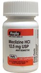 Meclizine Hci 12.5 mg 100 Cplts Meclizine Hci 12.5 mg 100 Cplts