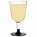 Disposable Wine Glasses Black 8.5oz / 240ml 24cl - Sleeve of 12 | Plastic Wine Glasses, Party Wine Glasses