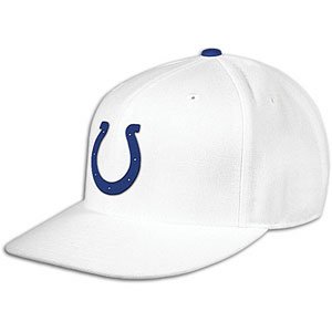 Colts Mitchell & Ness NFL Throwback Basic Logo Fitted Ca ( sz. 7 5/8, White : Colts )