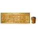 Impecca KBB600CW Bamboo Wirelesskeyboard & Mous