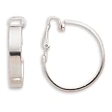 4.5mm Flat Hoop Clip On Earrings