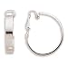 4.5mm Flat Hoop Clip On Earrings