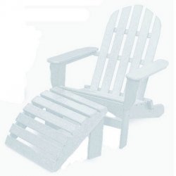 Adirondack Chair Only - Sand (Sand) (34H x 29W x 35D) by