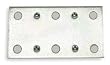Battalion 1WDJ3 Mending Plate, 1 3/8 Wx3 1/2 In L, PK 4