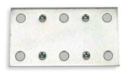 Battalion 1WDJ3 Mending Plate, 1 3/8 Wx3 1/2 In L, PK 4