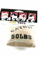 Coastal Cat Toy Catnip Burlap Bag
