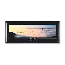 Brand New. Stewart Superior Motivational Picture in Black Ash Frame W830xH330mm Vision Ref FGA119
