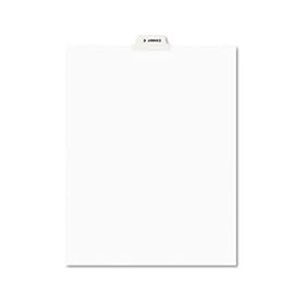Preprinted Legal Bottom Tab Dividers, Exhibit C, Letter, 25/Pack