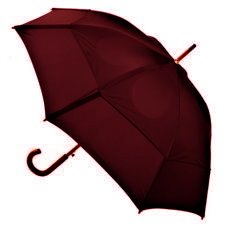 GustBuster Classic 48-Inch Automatic Golf Umbrella, Burgundy