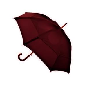 GustBuster Classic 48-Inch Automatic Golf Umbrella, Burgundy