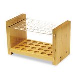 THE CHENILLE KRAFT COMPANY Brush Holder for 24 Brushes, Wood and Acrylic