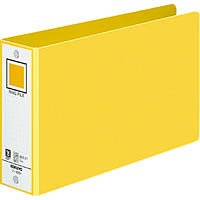 【クリックで詳細表示】コクヨ リングファイル 2穴 B6横 330枚収容 黄 フ-409NY： 文房具・オフィス用品