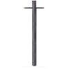 Gaslite America P99 7 Foot 9 Inch Black Steel 3 Inch Gas Light Post With Ladder Rest