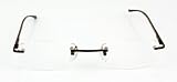 Eye-Max Oval Metal Reader,Denver Reading Glasses,Brown/Clear Lens