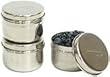 Stainless Steel Mini Food Containers (Set of 3)