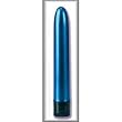 Metallic Shimmers 6 Inch Waterproof Multi-Speed Vibrating Massager - Blue