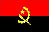 3 x 5 Feet Angola Poly - indoor International Flag Made in US.
