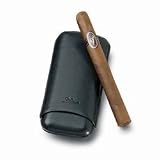 Review Zino Davidoff  / Zino Black Leather Three Finger Corona Cigar Cases