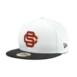USC Trojans New Era NCAA White 2-Tone 59Fifty Hat
