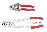 Hit Tools 22-Wrc20 20Length W 15/32 Wire Rope, 3/16Piano Wire & 9/32 Steel Wire Capacity Wire Rope Cutter With Aluminum Handles