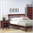 Modus Newport Platform Bed and Single Drawer Nightstand 2 Piece Bedroom Set ....