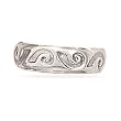 Wave Design Toe Ring