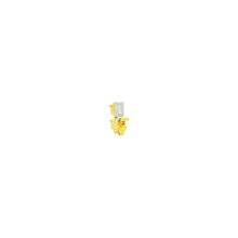 Woodhead 60W47DPLXGF Watertite Wet Location Straight Blade Receptacle, GFCI Protection, Female, Duplex Flip Lid, 3 Wires, 2 Poles, NEMA 5-15 Configuration, Yellow, 15A Current, 125V Voltage, 3ft Cord Length