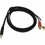 Cables To Go - 03180 - 6ft 3.5mm Stereo Male to RCA Male Y-Cable