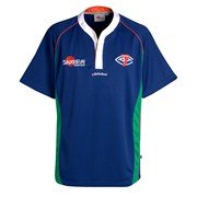 Amsterdam 7s Home Rugby Shirt 2011/12 - Royal/Orange/Emerald - Medium