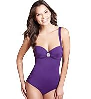 Autograph Diamanté Trim Underwired Swimsuit