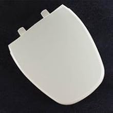 Bemis 1240200303 Eljer Emblem Plastic Round Toilet Seat, Dusty Rose