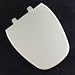Bemis 1240200303 Eljer Emblem Plastic Round Toilet Seat, Dusty Rose