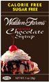 Walden Farms Chocolate Syrup, Sugar Free, Calorie Free, Gluten Free, Carb Free, Fat Free, 1 oz. individual package
