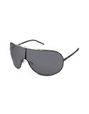 Christian Dior Logo Metal Aviator Shield Sunglasses black/smoke