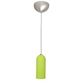 Besa Lighting Silo Lime 12V Satin Nickel Mini Pendant