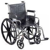 Drive Medical Infinity Wheelchair 16 Inches Detachable Desk Arm Elevating Leg Rest - 1 Ea