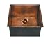 Whitehaus WHKS-1818UMCO Copper King Solomon II Single Basin Copper Kitchen Sink from ...