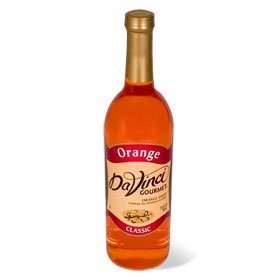 Da Vinci Orange Syrup, 750 ml Bottle (Glass)