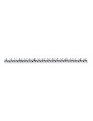 14K White Gold Holds 50 1.9mm Stones 1.4ct Swirled Tennis Bracelet Mounting