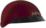 KBC NOMAD BLACK CHERRY MOTORCYCLE Open-Face-Helmet